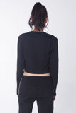 Fitted Tee With Keyhole Detail