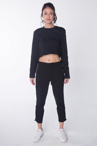 Fitted Tee With Keyhole Detail