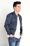 Bomber Jacket With Cut & Sew Panel