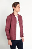 Bomber Jacket With Cut & Sew Panel