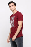 Semi Fit Tee With Graphic Print