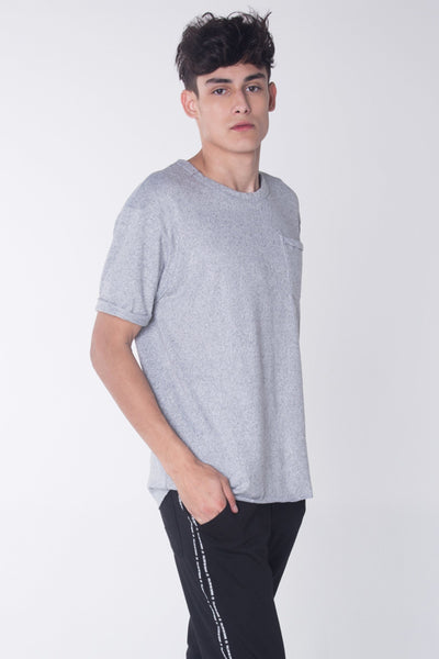 Relaxed Fit Tee With Pocket Detail