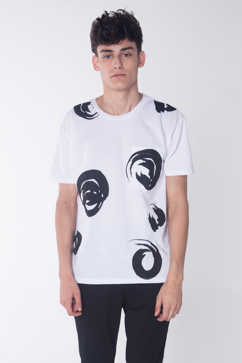 Relaxed Fit Tee With All Over Print