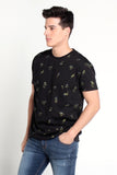 Relaxed Fit Tee With All-Over Print
