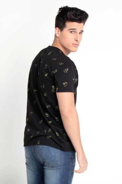 Relaxed Fit Tee With All-Over Print