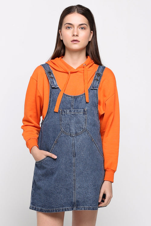 Denim Jumper Skirt