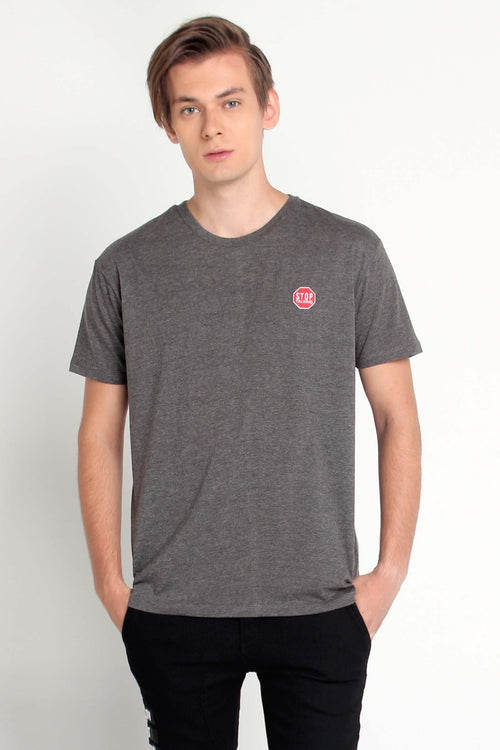 Relaxed Fit Tee With Embroidery