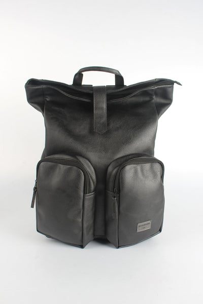 Canvas Backpack with Multiple Pockets