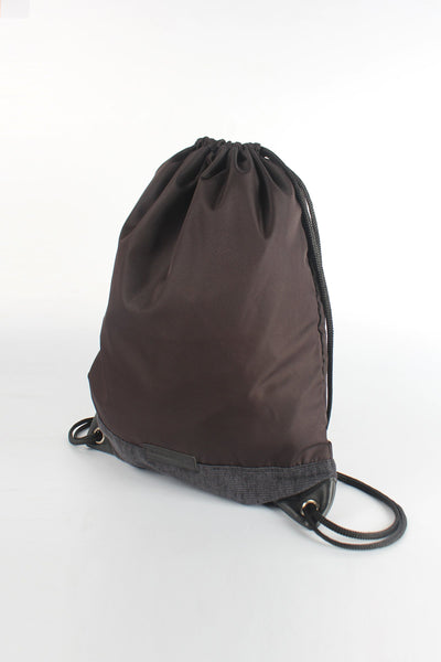 Drawstring Backpack with Patch
