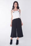 Cropped Wide Leg Pants