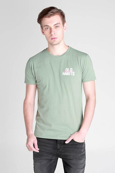 Semi Fit Tee With Graphic Print
