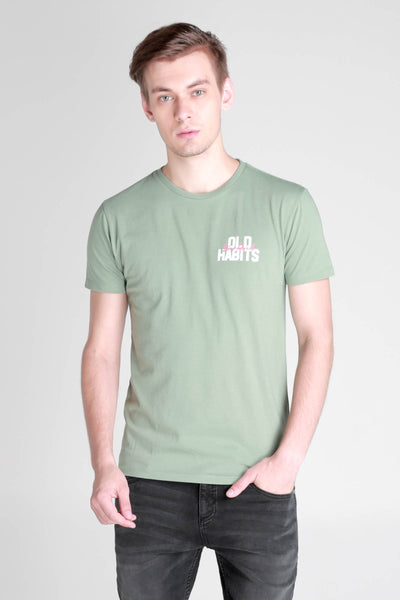 Semi Fit Tee With Graphic Print