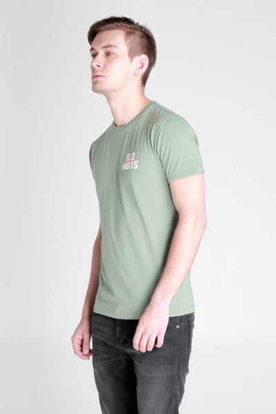 Semi Fit Tee With Graphic Print