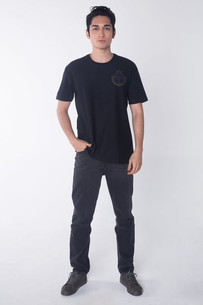 Relaxed Fit Tee With Special Print Effect