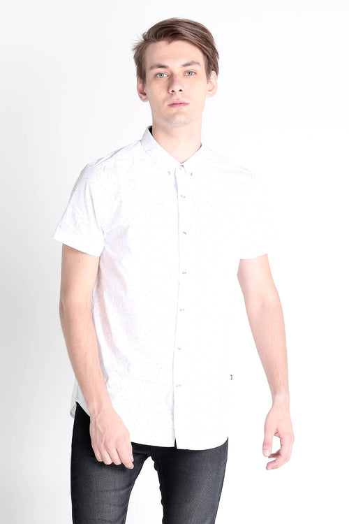 Poplin Shirt With All-Over Print