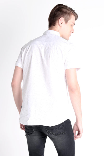 Poplin Shirt With All-Over Print