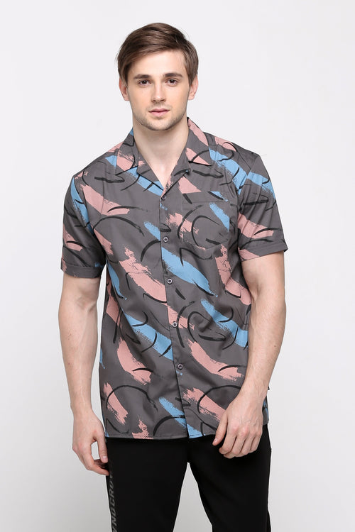 Resort Shirt With All-Over Print