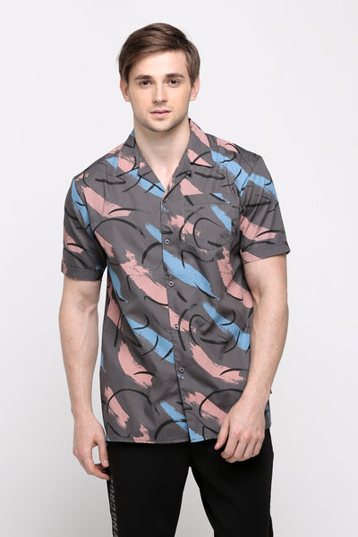 Resort Shirt With All-Over Print