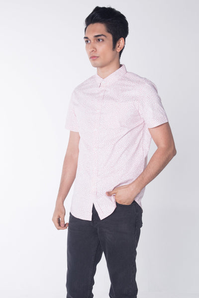Poplin Shirt With All-Over Print