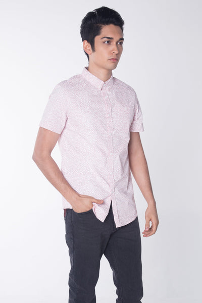 Poplin Shirt With All-Over Print