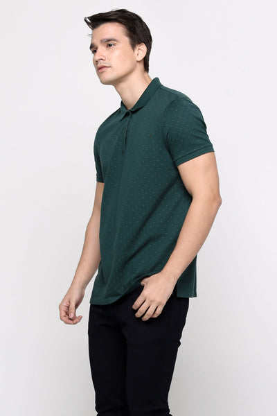 Polo Shirt With All-Over Print