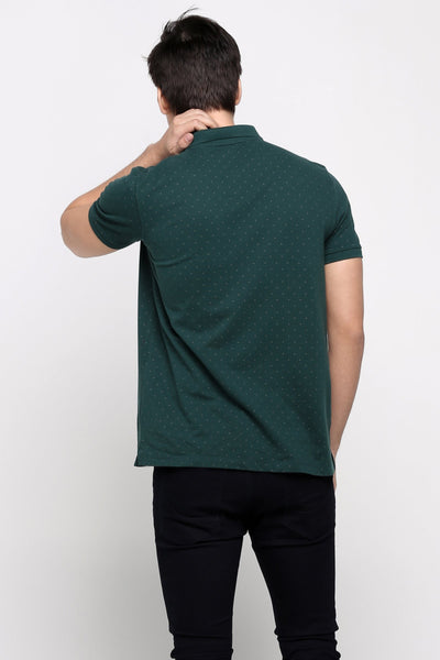 Polo Shirt With All-Over Print