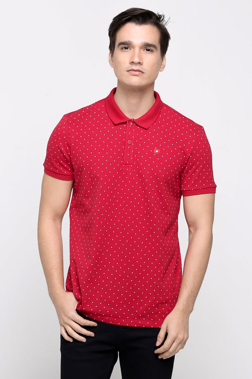 Polo Shirt With All-Over Print