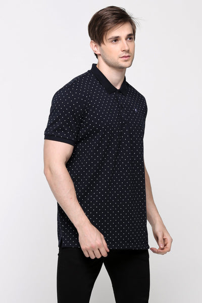 Polo Shirt With All-Over Print