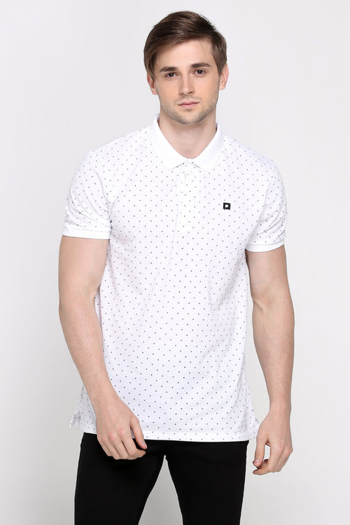 Polo Shirt With All-Over Print