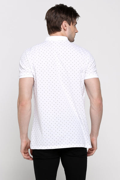 Polo Shirt With All-Over Print