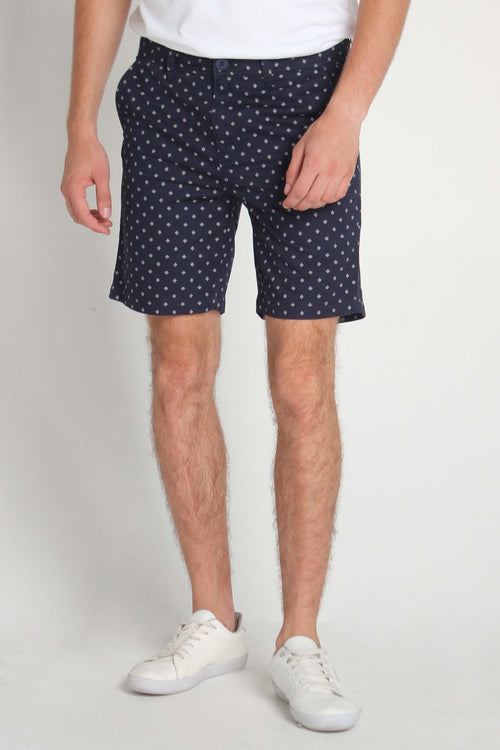 Chino Shorts With All-Over Print
