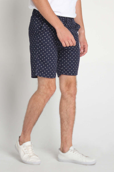 Chino Shorts With All-Over Print