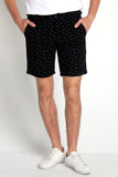 Regular Fit Chino Shorts With All-Over Print