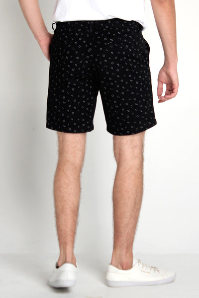 Regular Fit Chino Shorts With All-Over Print