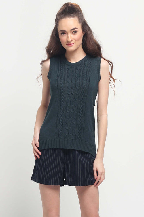 Semi Fit Tee With Side Slit