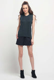 Semi Fit Tee With Side Slit