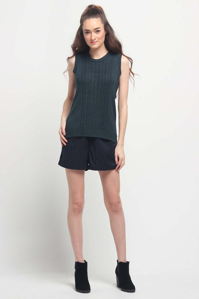 Semi Fit Tee With Side Slit