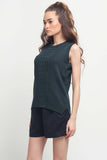 Semi Fit Tee With Side Slit