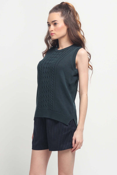 Semi Fit Tee With Side Slit