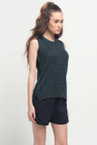 Semi Fit Tee With Side Slit