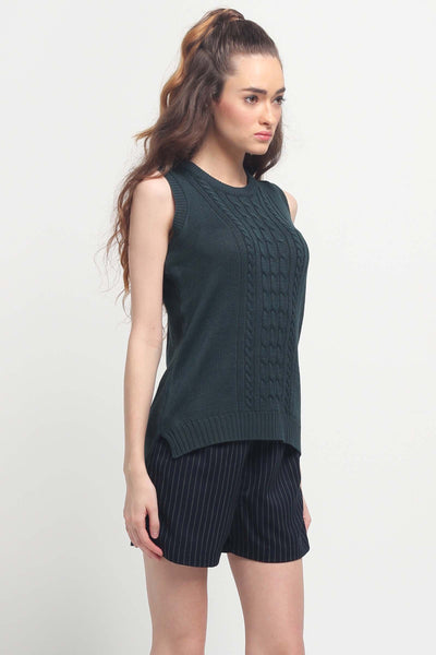Semi Fit Tee With Side Slit