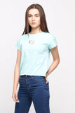 Boxy Tee With Embroidery