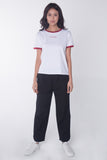 Semi Fit Tee With Embroidery