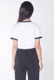 Semi Fit Tee With Embroidery