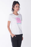 Semi Fit Tee With Graphic Print