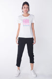 Semi Fit Tee With Graphic Print