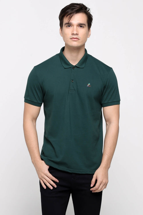 Penshoppe Old School - Polo Shirt With Embroidery