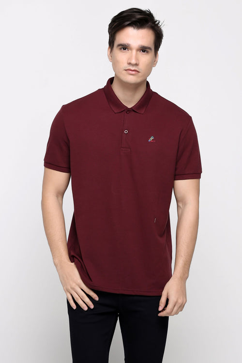 Penshoppe Old School - Polo Shirt With Embroidery