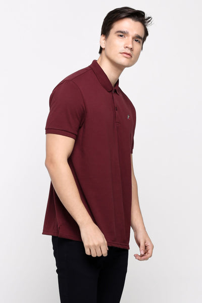 Penshoppe Old School - Polo Shirt With Embroidery