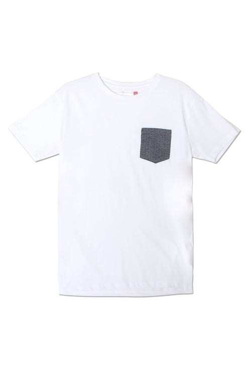 Semi Fit Tee With Pocket Detail
